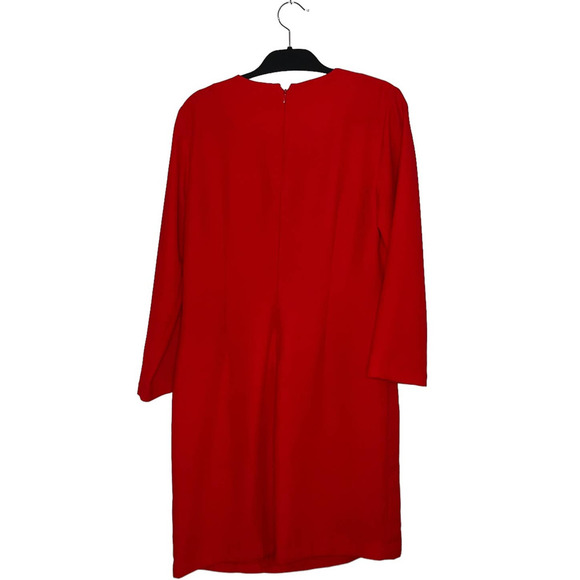 Banana Republic Size 12 Valentines Holiday Formal Romantic Ruffle Midi Dress - Picture 4 of 11